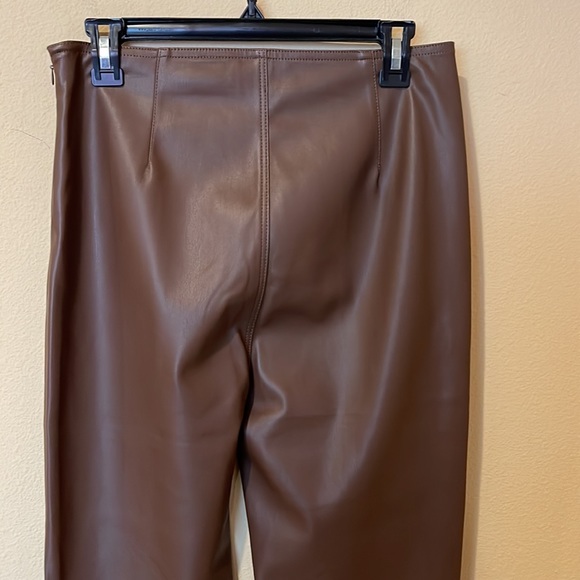 NWT Free People We the Free Spitfire Stacked Faux Leather Skinny Pants - Picture 5 of 7